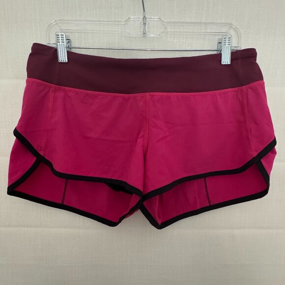 LuLu Lemon Athletica Speed Up Low-Rise Lined Short 2.5'' S8 Pink - Picture 1 of 7